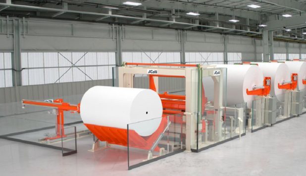 A.Celli Paper: a new tissue rewinder for Sofidel America