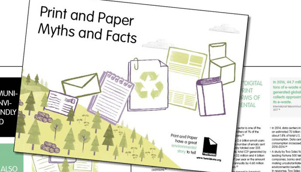 Two Sides releases new “Print and Paper Myths and Facts” booklet for North America