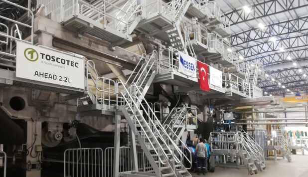 Toscotec starts up Turkey’s biggest tissue machine at Essel Kâğıt