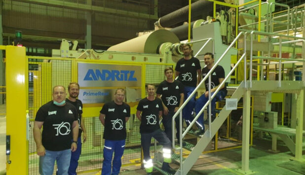 ANDRITZ successfully starts up new PrimeReel system at Knauf Petroboard, Russia