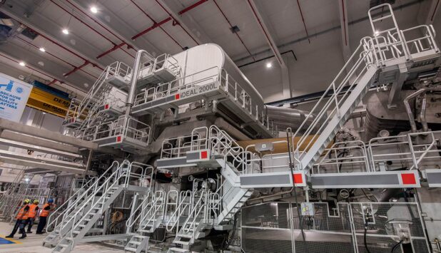 The A.Celli turnkey Tissue line supplied to Intertrade Hellas enters operation