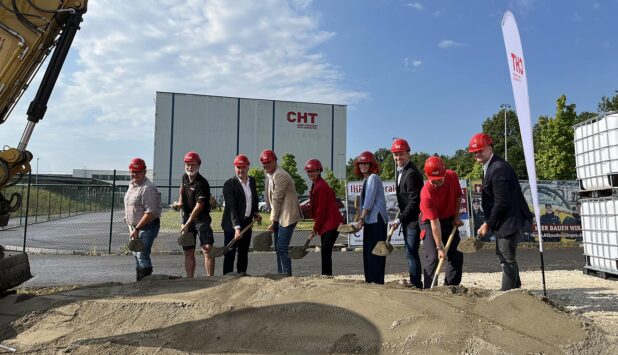 CHT Germany Dußlingen plant: ground-breaking ceremony for new container cleaning and recycling plant