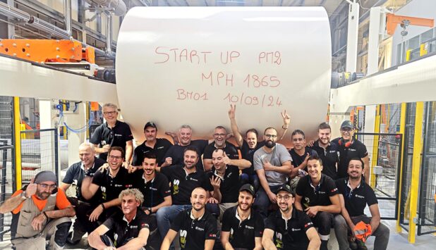 MPH1865 starts up Toscotec-supplied low-carbon design tissue machine