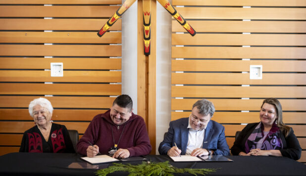 Tla’amin Nation and Domtar celebrate historic land agreement