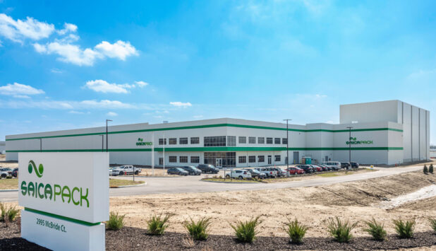 Overview of the Saica Pack plant in Hamilton, Ohio